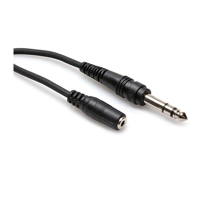 Hosa Mhe-325 25 25 Foot Headphone Adaptor Cable 35 Mm F Trs - 14 Inch Trs - Red One Music