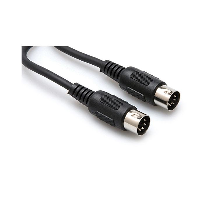 Hosa Mid-305Bk 5 Foot Midi Cable 5-Pin Din -5-Pin Din - Red One Music