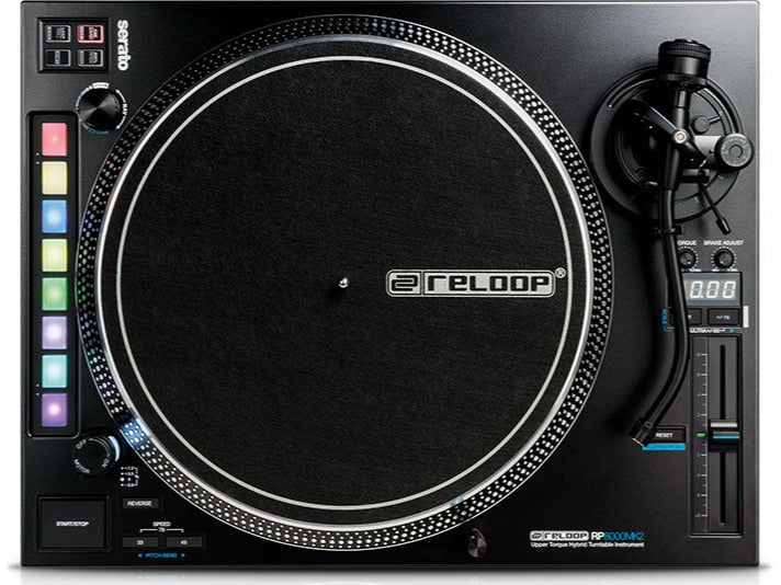 Reloop RP-8000-MK2 Upper Torque Hybrid Turntable Instrument - Red One Music