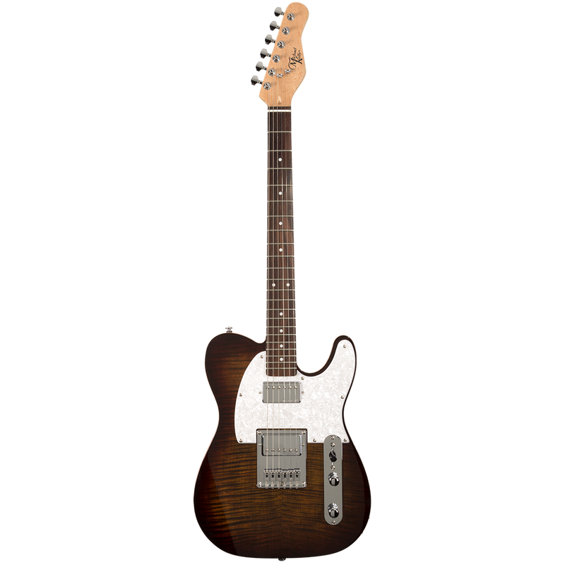 Michael Kelly MK53HDTERO 1953DB Guitare électrique double Humbucker avec touche en ébène - Dark Tigers Eye