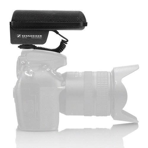 Sennheiser MKE 440 Compact Stereo Shotgun Microphone - Red One Music