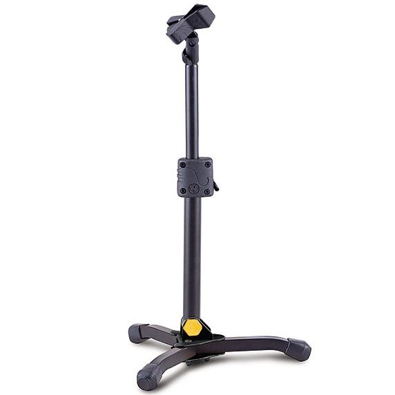 Hercules Ms300B Low Profile Straight Microphone Stand Wez Mic Clip - Red One Music