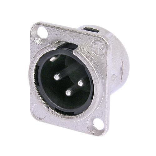 Neutrik Nc3Md-L-1  3 Pin Xlr Male D-Type Mount - Red One Music