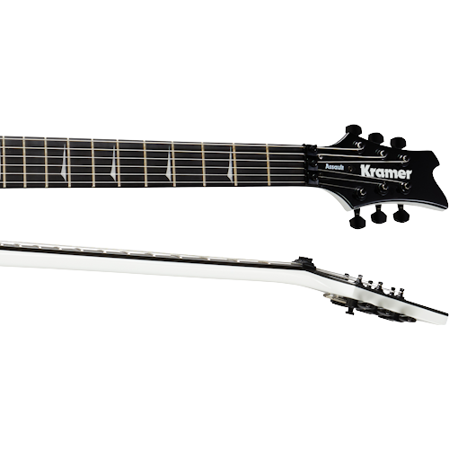 Kramer KA220AWBF Assault 220 Electric Guitar with Alnico V Humbuckers - Alpine White
