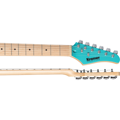 Kramer KF21TLCT Focus VT-211S Guitare électrique avec micros Kramer Alnico - Bleu sarcelle