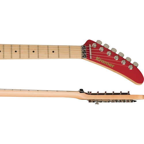 Kramer K84ARACF The 84 Guitare électrique avec simple Seymour Duncan Humbucker – Rouge radiant