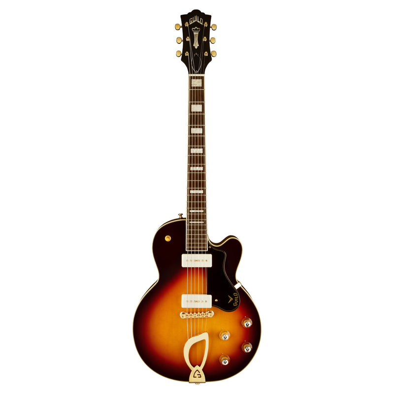 Guild M-75 ARISTOCRAT Hollow Body Electric Guitar (Antique Burst)