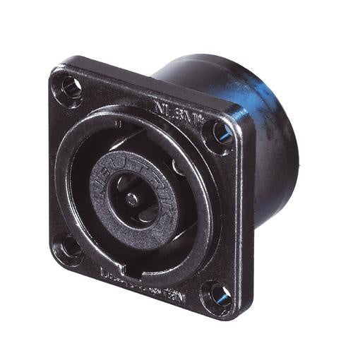 Neutrik NL8MPRXX-BAG Support de panneau Speakon 8 pôles - Noir