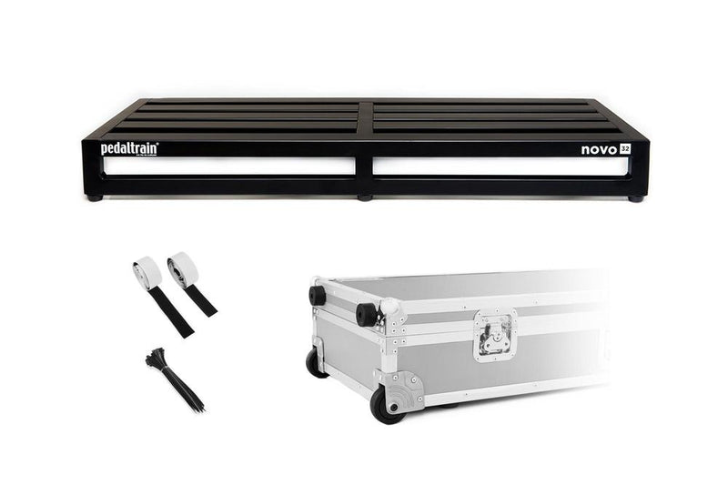 Pedaltrain NOVO 32 Pedalboard avec étui de visite à roulettes (PT-N32-TCW)