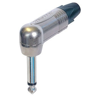Neutrik NP2RX 1/4" TS Right Angle Phone Plug - Red One Music