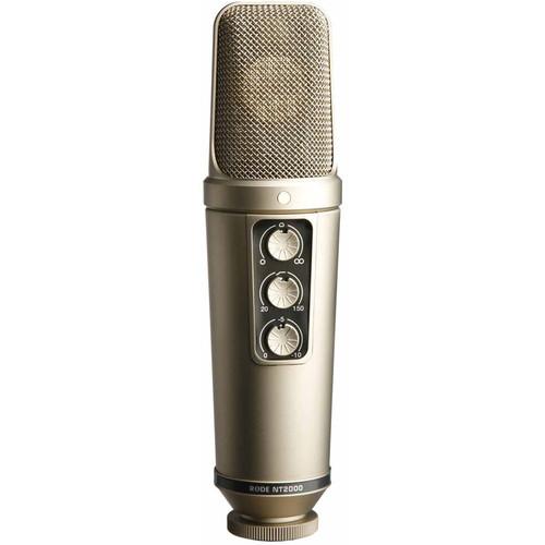 Rode Nt2000 Large-Diaphragm Condenser Microphone - Red One Music