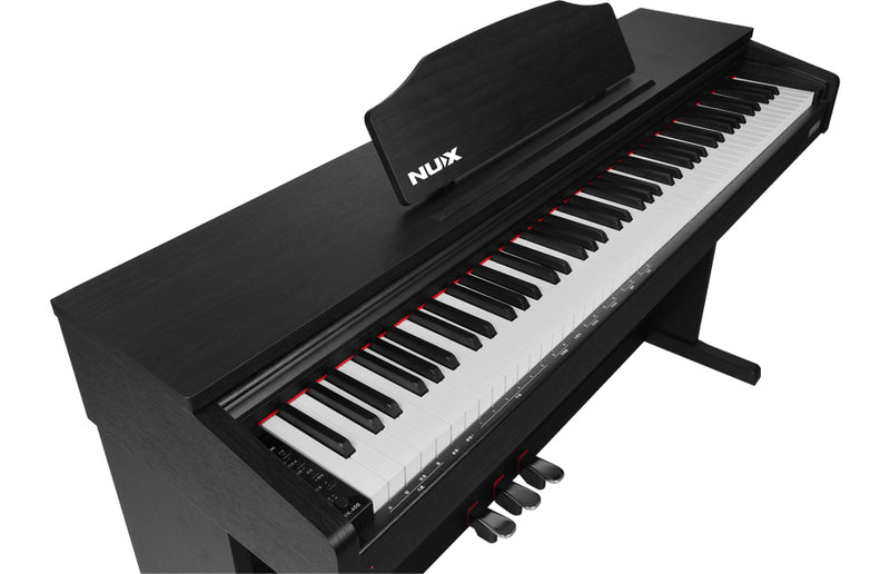 NuX WK-400 Piano numérique 88 touches avec courbes dynamiques - Noir