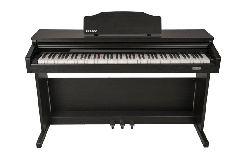 NuX WK-520 Piano numérique à 88 touches pondérées avec courbes dynamiques - Noir