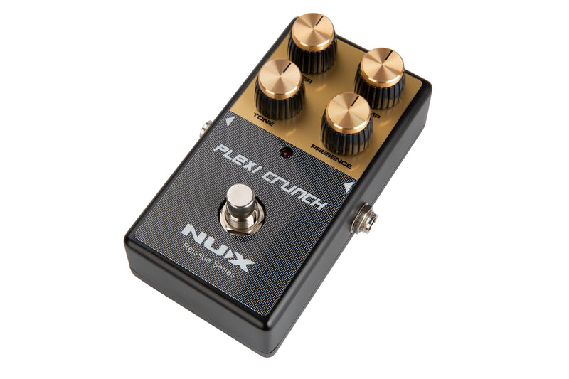 Pédale NuX PLEXI CRUNCH Distortion Reissue Series basée sur l'ampli Marshall Plexi
