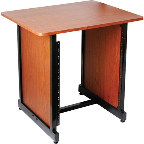 On-Stage Wsr7500 Rack Cabinet Rosewood With Black Steel - Red One Music