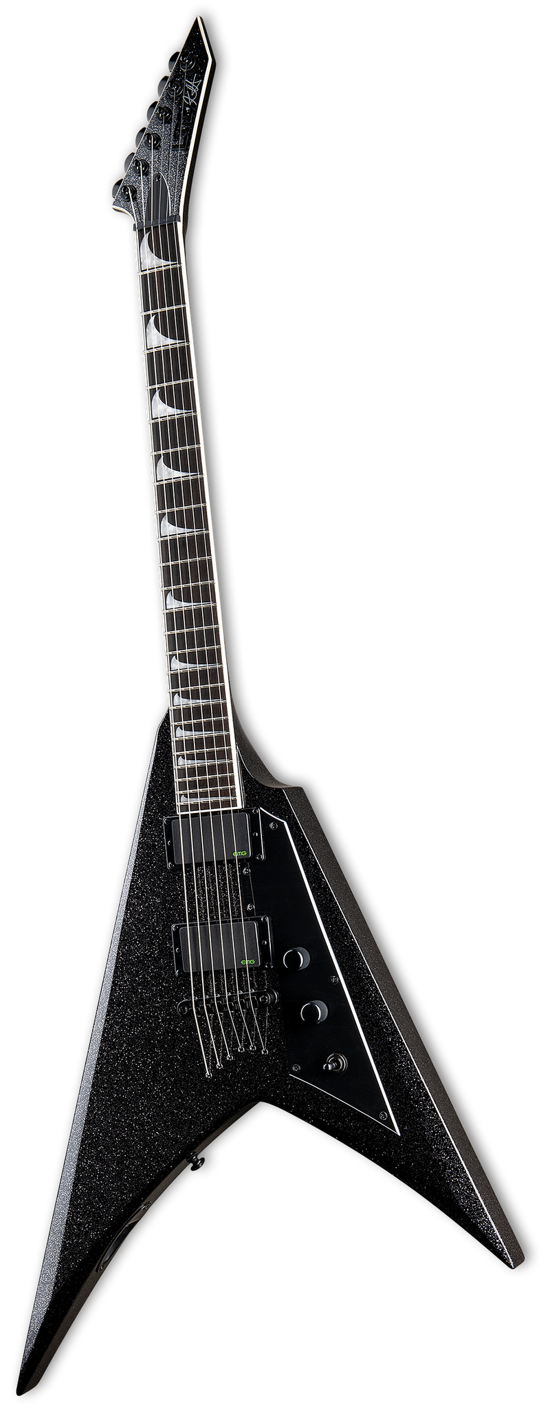 ESP LTD KH-V KIRK HAMMETT Signature Electric Guitar (Black Sparkle)