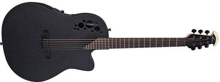 Ovation 2078TX-5 Elite 6-String Acoustic-Electric Guitar - Black