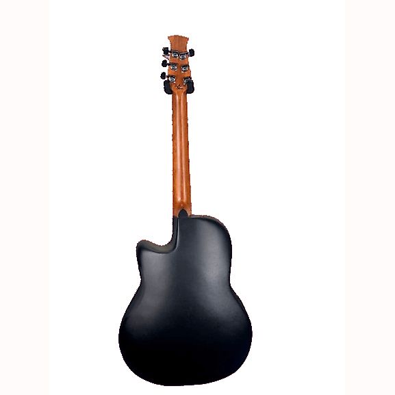 Ovation AB24-5S Applause Traditional Steel String Acoustic-Electric Guitar (Black Satin)