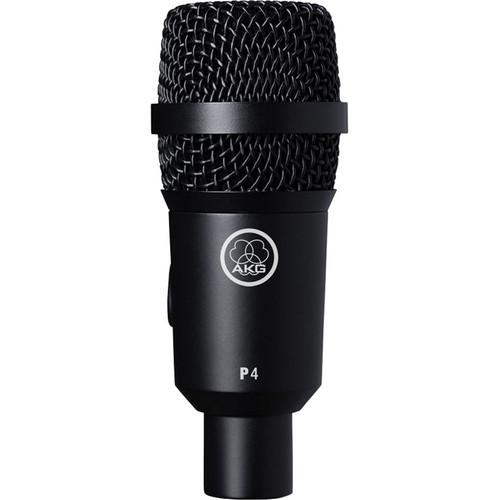 AKG P4 Cardioid Dynamic Instrument Microphone - Red One Music