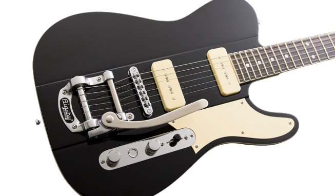 Reverend GREG KOCH GRISTLE 90 Electric Guitar (Midnight Black)