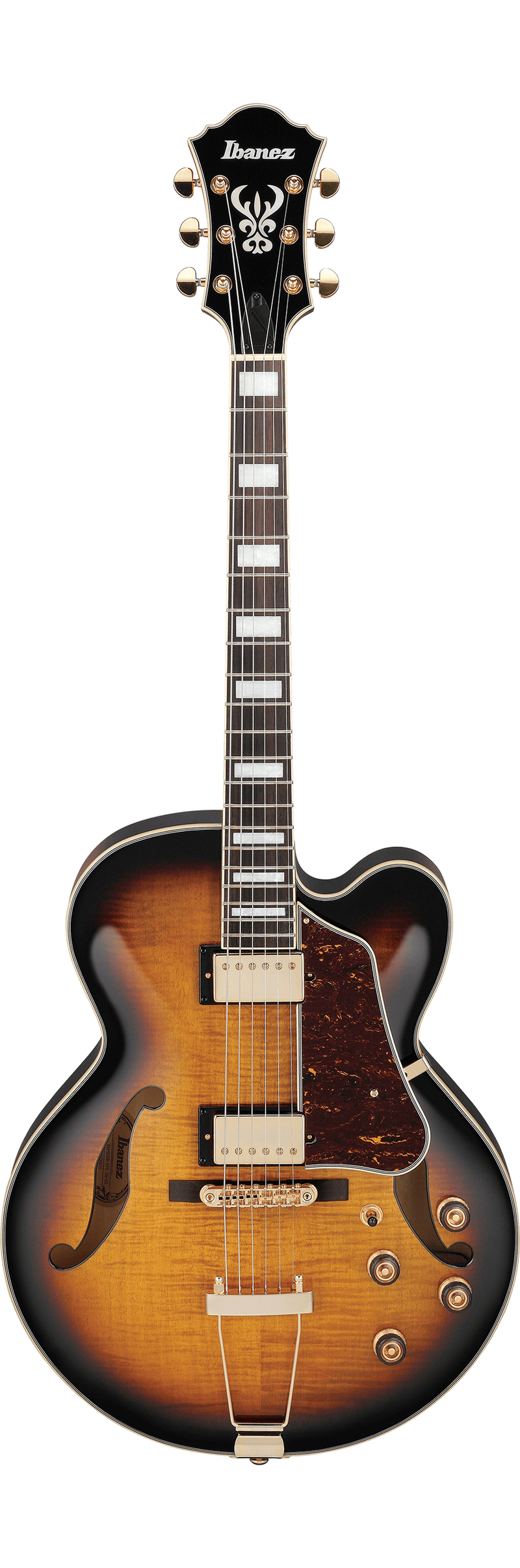 Ibanez AF95FMAYS Artcore Expressionist Series Hollow Body Electric Guitar (Antique Yellow Sunburst)