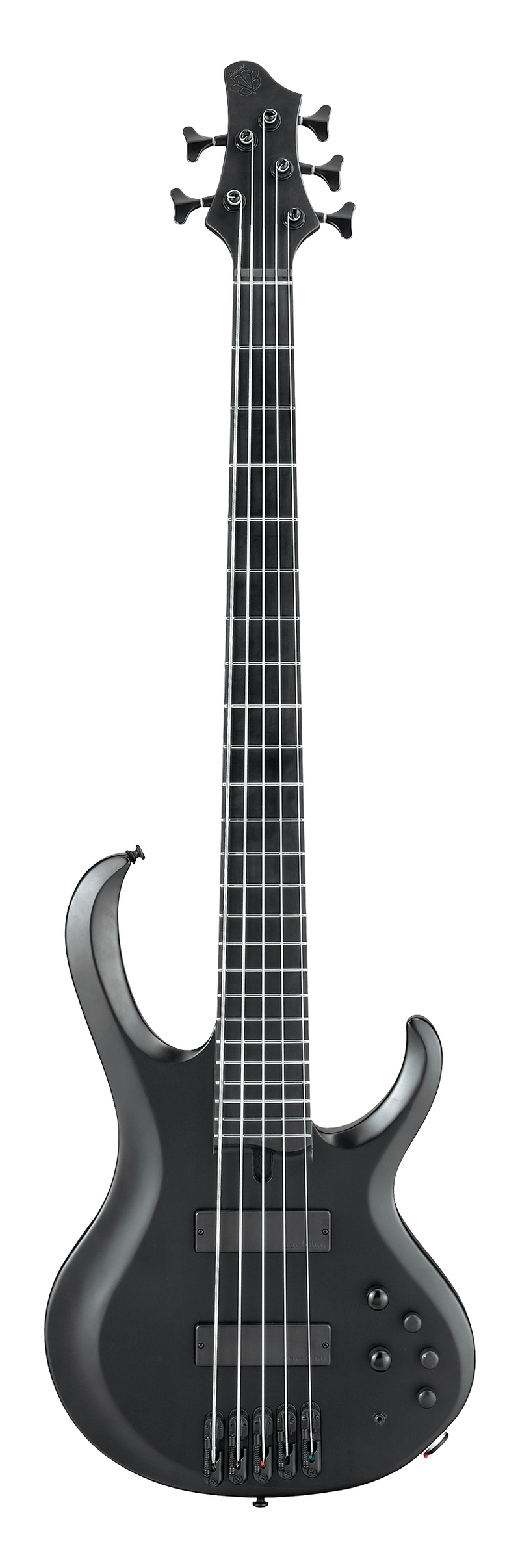 Ibanez BTB625EXBKF BTB Iron Label basse électrique 5 cordes (noir plat)