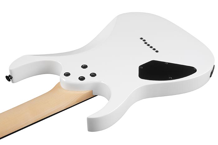 Ibanez GIO GRG7221WH Series Guitare électrique 7 cordes avec matériel noir - Blanc