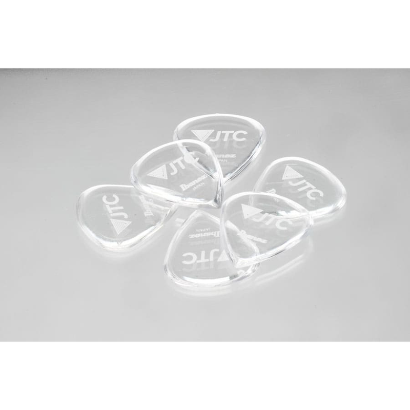 Ibanez PJTC1 Tritan™ Series Teardrop Shape 2.5mm Guitar Picks 6 Pack - Transparent