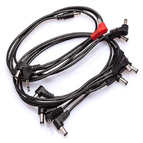Voodoo Lab Rs24-2 2-Pack Of Dc Cables With 2 - Red One Music