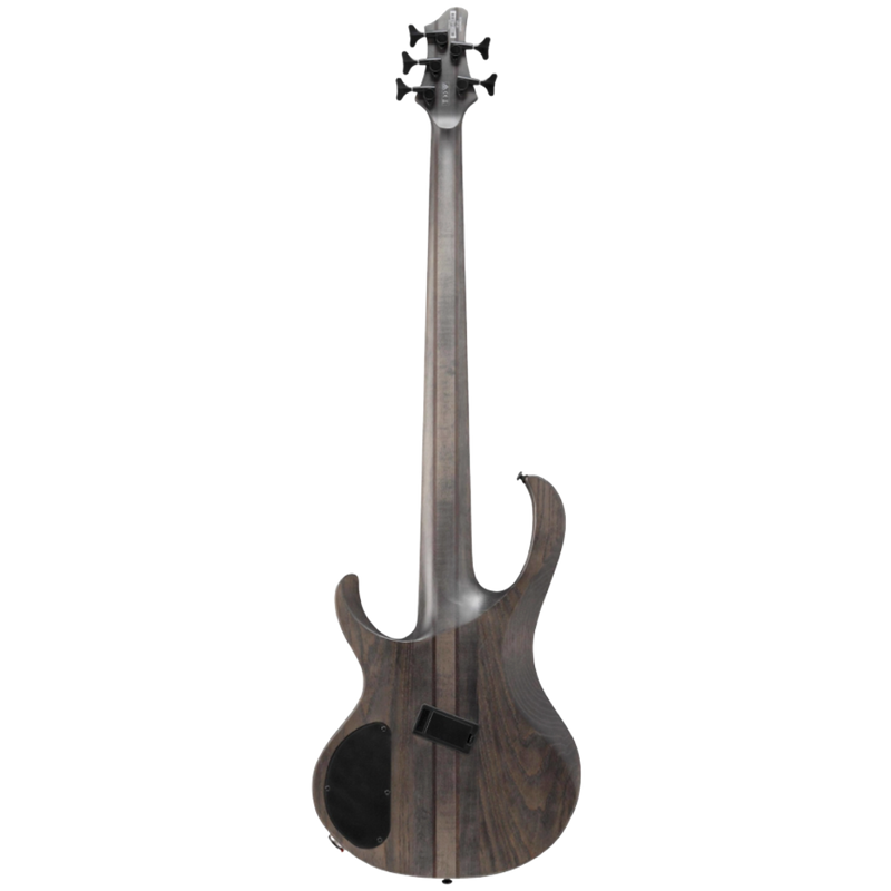 Ibanez BTB805MSTGF BTB Bass Workshop 5-String Multi scale Electric Bass w/Case - Transparent Gray Flat