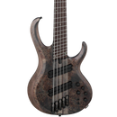 Ibanez BTB805MSTGF BTB Bass Workshop 5-String Multi scale Electric Bass w/Case - Transparent Gray Flat