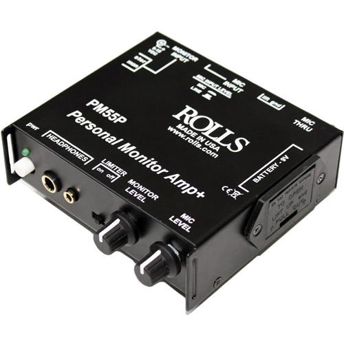 Rolls Pm55P Stereo Personal Monitor Amplifier - Red One Music