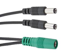 Voodoo Lab Ppap Current Doubling Adapter With 2X21 Mm Straight Barrel - Red One Music
