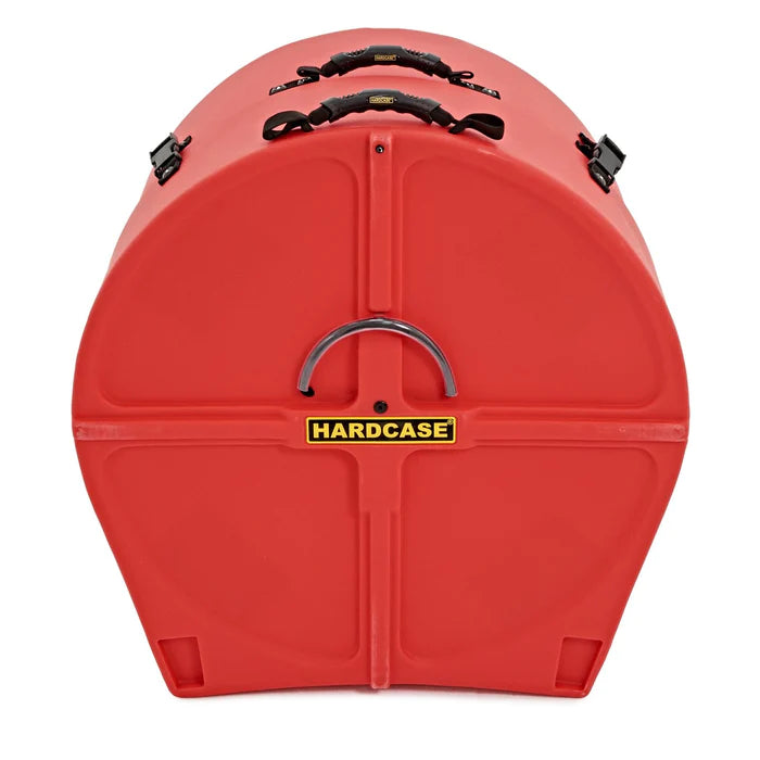 Hardcase HNP24BR 24" Bass Drum Case With Wheels (Red)