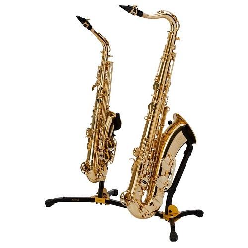 Hercules Ds537B Duo Altotenor Sax Stand - Red One Music