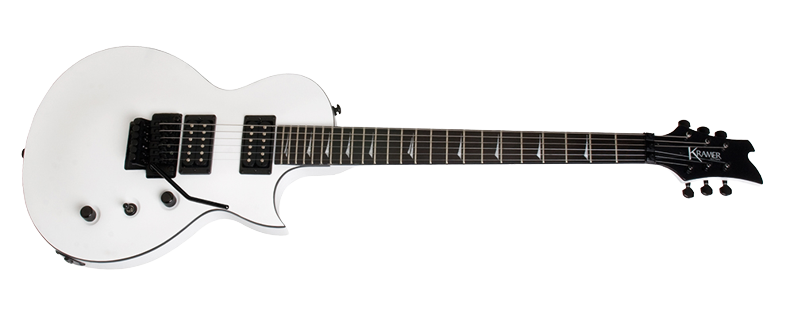 Kramer KA220AWBF Assault 220 Electric Guitar with Alnico V Humbuckers - Alpine White