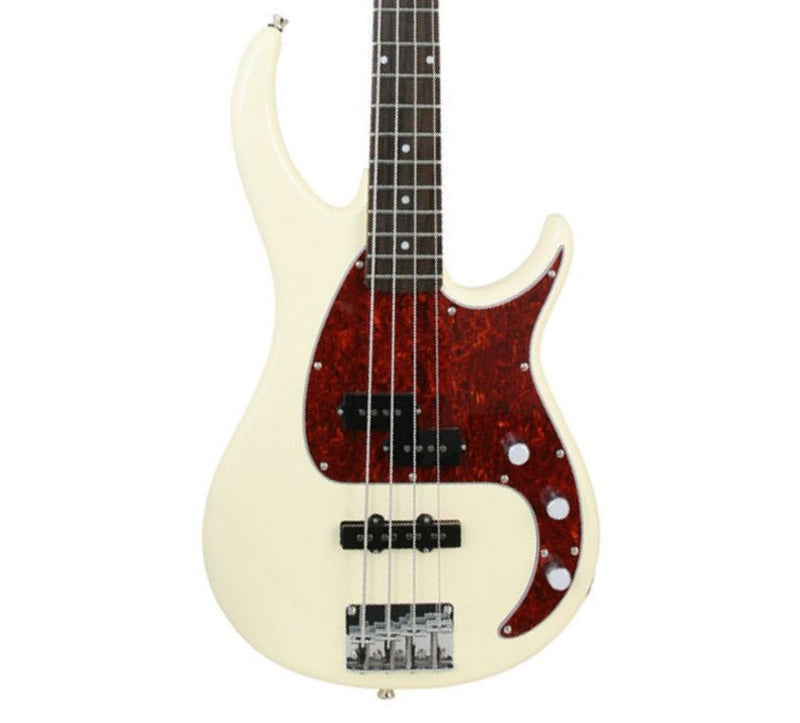 Peavey Milestone®4 Electric Bass Guitar with PJ Pickups - Ivory
