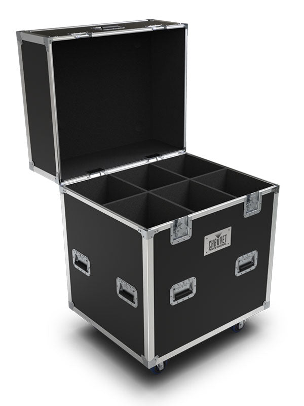 Chauve professionnel cp6caseoe260wip 6 fixture roadcase pour toutes les ellipsoïdales ovations