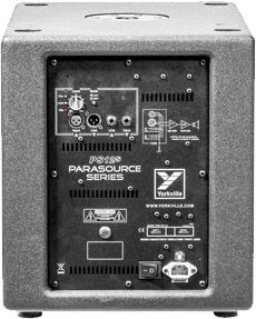 Yorkville PS15SF ParaSource Caisson de basses alimenté 1 000 W avec points de mouche - 15"