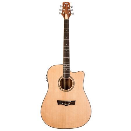 Peavey DELTA-WOODS DW-2 CE Solid Top Cutaway Acoustic Electronic Guitar w/ Case