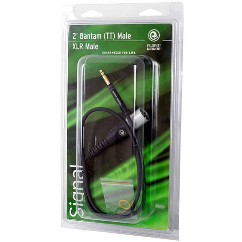Planet Waves PW-P047TT 2' Bantam (TT) To XLR Male - Red One Music