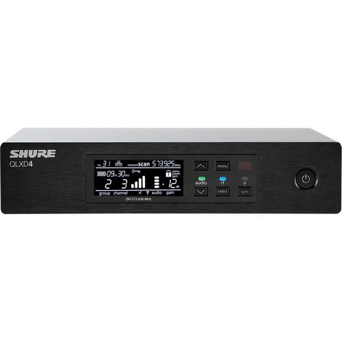 Shure Qlxd4 Digital Wireless Receiver Frequency G50 - Red One Music