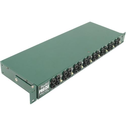 Radial Prod8 8 Channel Rackmount Passive Direct Box - Red One Music