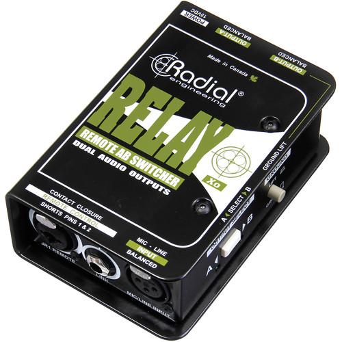Radial Relay Xo Balanced Remote Ab Switcher - Red One Music