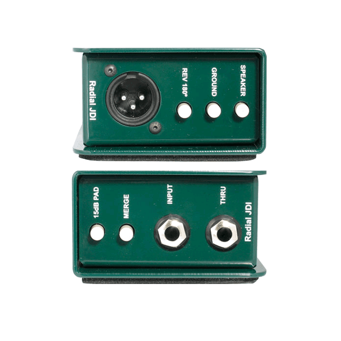 Radial JDI Jensen Transformer Equipped Passive Di - Red One Music