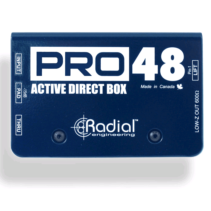 Radial Pro 48 Active Direct Box - Red One Music