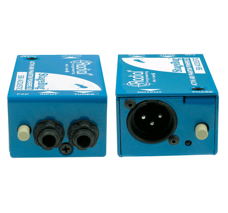 Radial Sb-1 Active Active Direct Box For Acoustic Guitar - Red One Music