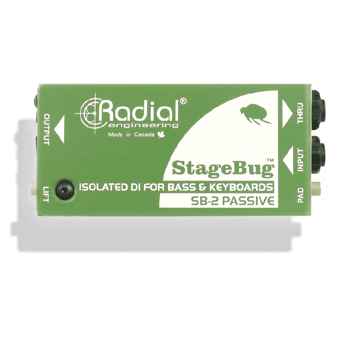 Radial Sb-2 Passive Passive Di For Bass Acoustic And Keyboard - Red One Music