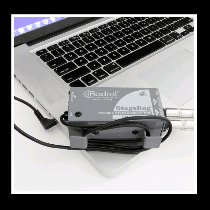 Radial Sb-5 Laptop Stereo Direct Box For Laptop Computer - Red One Music