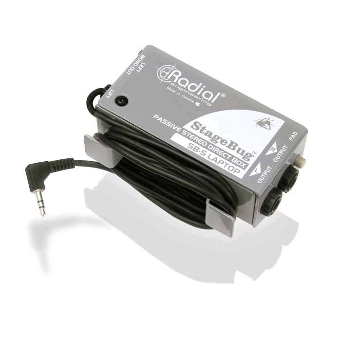 Radial Sb-5 Laptop Stereo Direct Box For Laptop Computer - Red One Music